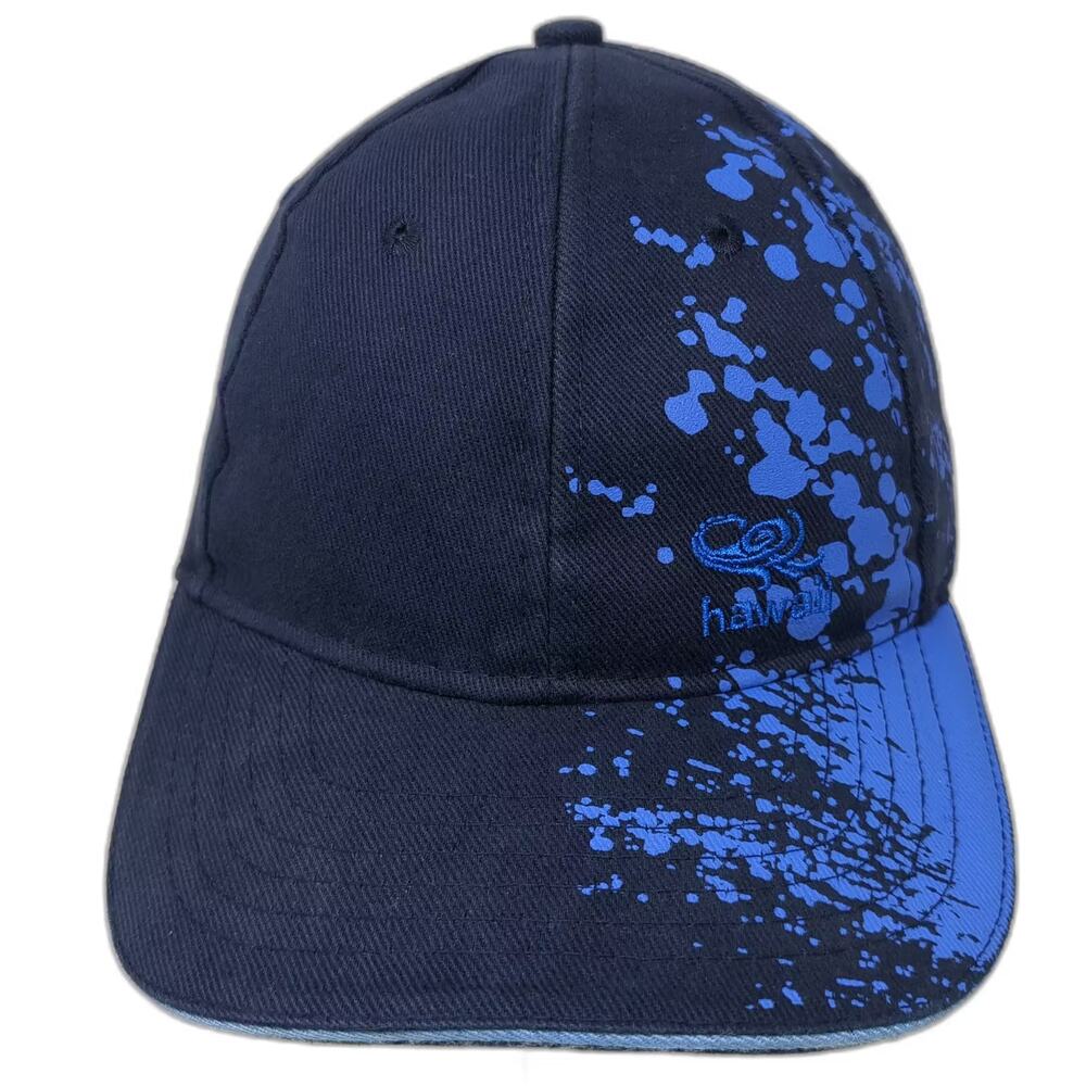Surfware Hawaii Splatter Blue One Size Baseball Cap Hat Adjustable Embroidered